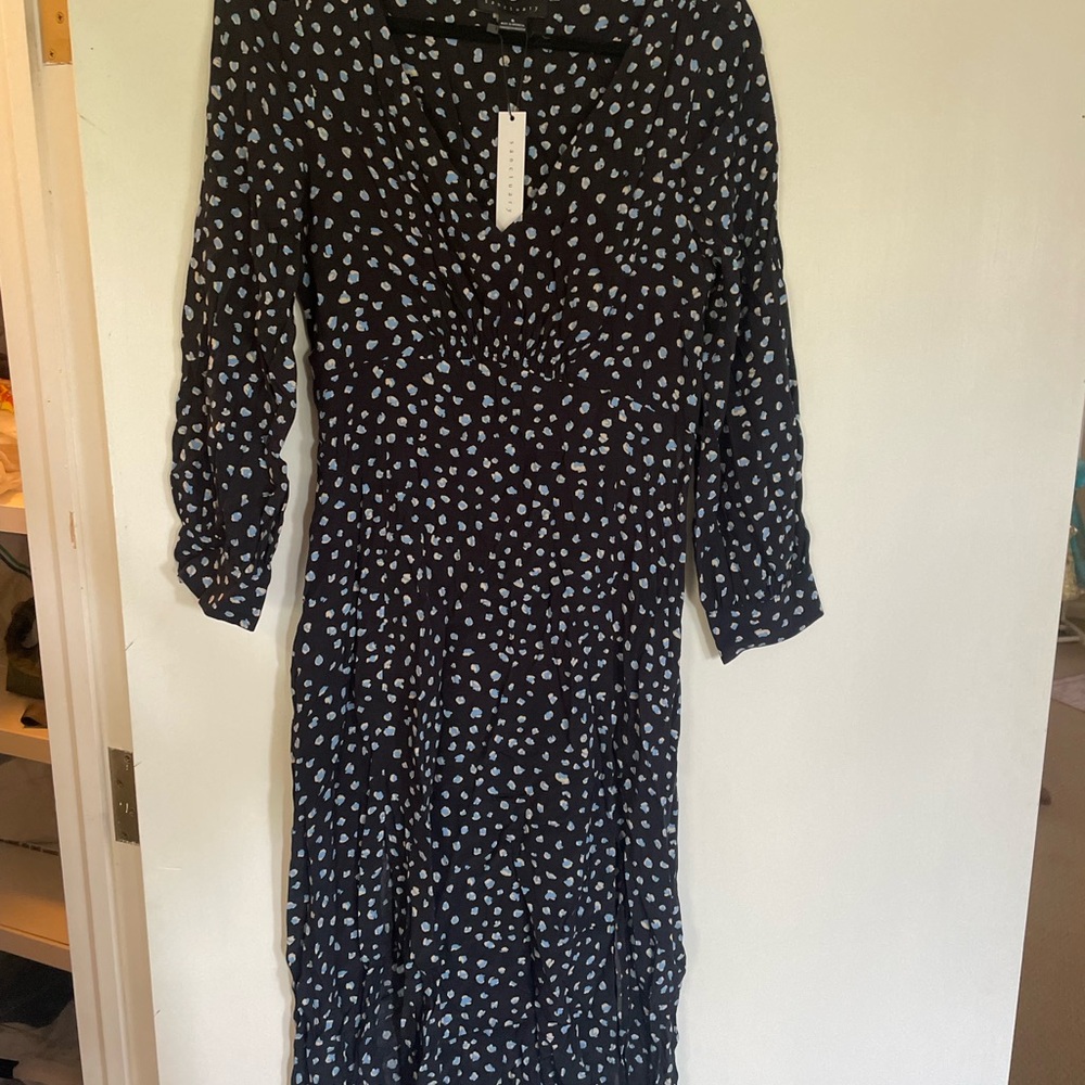 Sanctuary Blue Polka Dot Dress